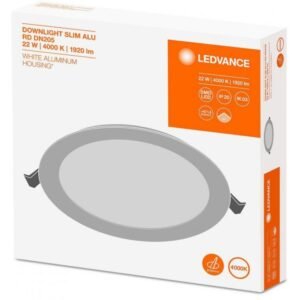 Panou LED Ledvance, DOWNLIGHT SLIM ALU, IP20, 22W, lumina neutra 4000K