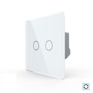Intrerupator Dublu cu Reset si Contact Uscat LIVOLO – Serie Noua