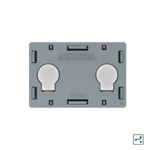 Modul intrerupator dublu cap scara / cruce cu touch Livolo, standard Italian
