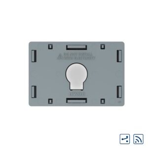 Modul intrerupator simplu cap scara / cruce wireless cu touch Livolo, standard Italian