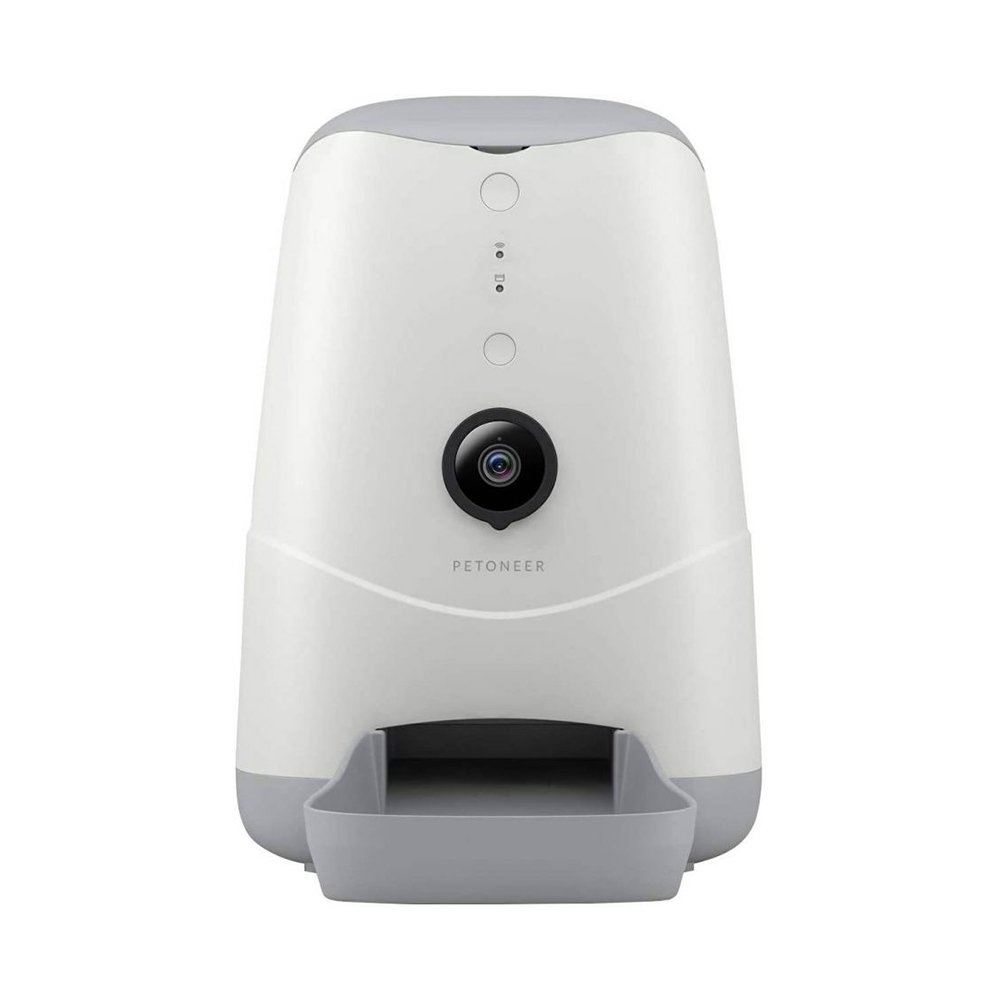 Dispenser smart pentru hrana animalelor de companie Petoneer Nutri Vision, 3.7 L, Camera, Control Vocal – Resigilat