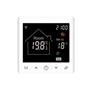 Termostat Wi-Fi BeOk pentru centrala termica pe gaz si incalzire in pardoseala