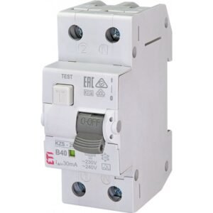 Siguranta automata diferentiala, ETI 002173208, RCBO 40A/30mA B tip A 10kA KZS-2M A B40/0.03