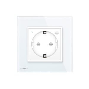 Priza inteligenta pentru perete Livolo ZigBee,16A, Wi-Fi, Compatibil cu Alexa si Google Home