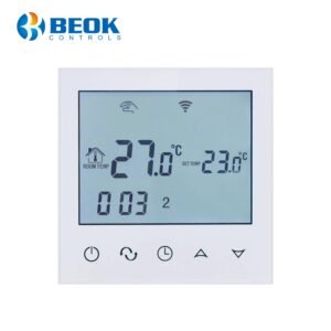 Termostat Wi-Fi pentru incalzirea electrica in pardoseala, Aplicatia mobila Smart Life, BeOk TDS21WiFi-Ep