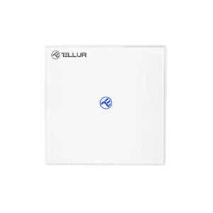 Intrerupator Simplu Wi-Fi cu Touch din Sticla Tellur, SS1N, 1 Port