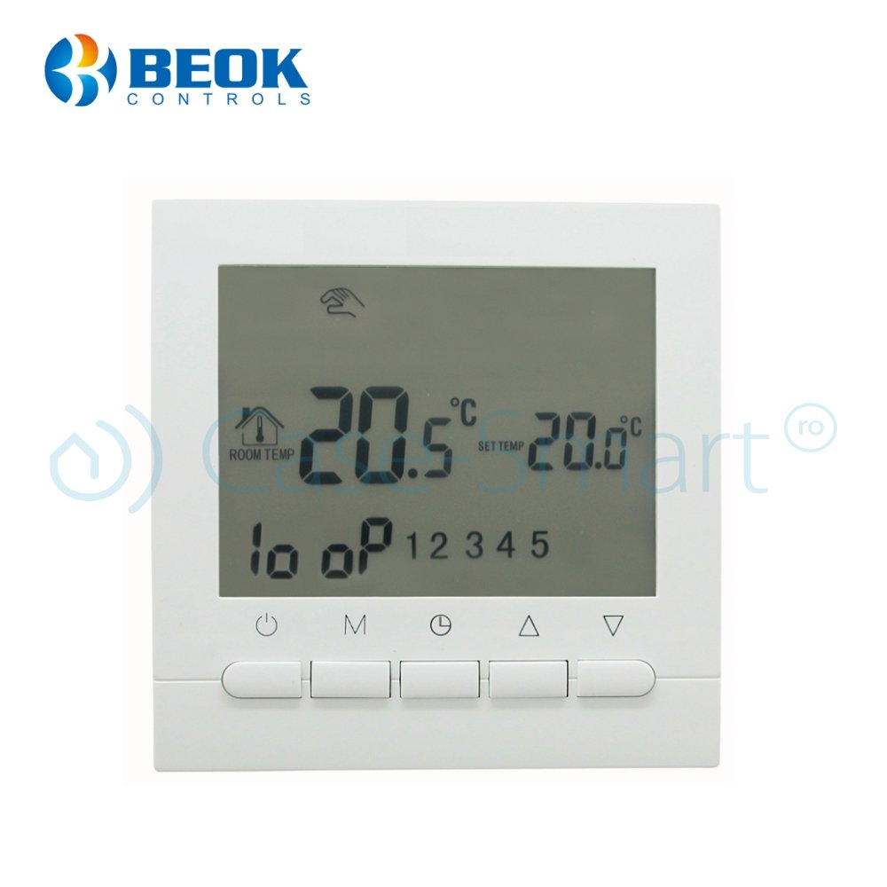 Termostat pentru centrala termica pe gaz si incalzire in pardoseala BeOK BOT-313W