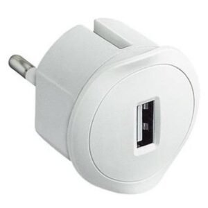 Incarcator usb alb Legrand 050680