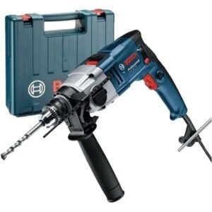 Masina de gaurit cu percutie, Bosch GSB 18-2 RE 06011A2190, 800 W, mandrina cu cheie, 13 mm, valiza plastic