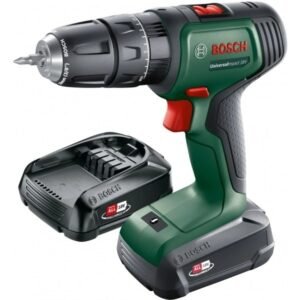 Masina de gaurit si insurubat cu percutie, Bosch UniversalImpact 18V 06039D4101, cu 1 acumulator, Li-Ion, 18 V, 1.5 Ah, 34 Nm, valiza plastic