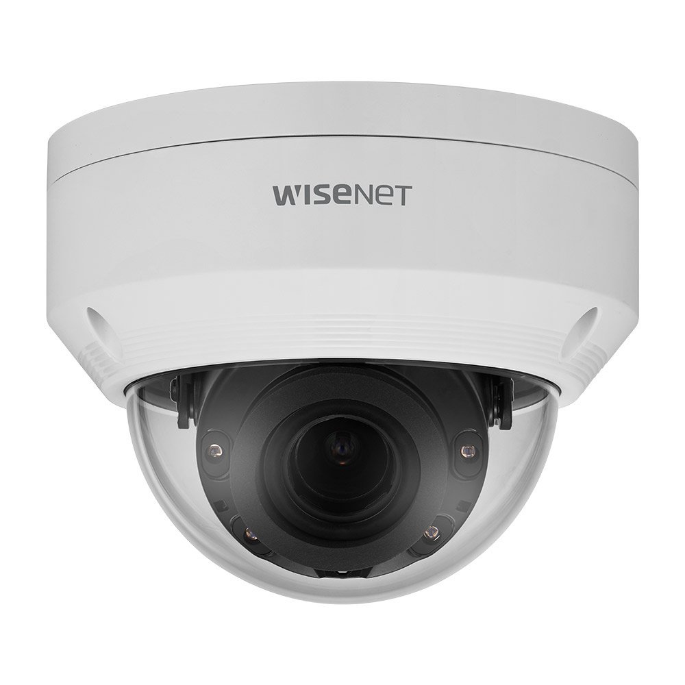 Camera supraveghere IP Dome Hanwha ANV-L6082R, 2 MP, motorizata 3.3 – 10.3 mm, IR 30 m, slot card, PoE