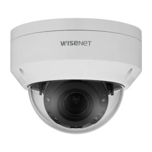 Camera supraveghere IP Dome Hanwha ANV-L7082R, 4 MP, 3.3 – 10.3 mm, motorizata, IR 30 m, slot card, PoE