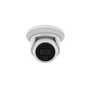 Camera supraveghere IP Dome Hanwha ANE-L7012L, 4 MP, 3.0 mm, lumina calda 20 m, slot card, PoE