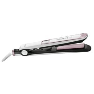 Placa de par Rowenta Premium Care 7/7 SF7460F0  setare temperatura 130° – 200°C  generator de ioni  invelis Cashmere Keratin cu ulei de argan  incal
