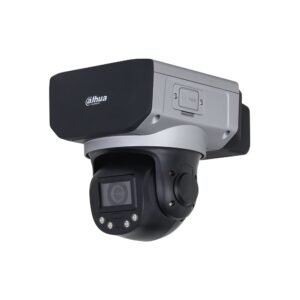 Camera supraveghere rotativa IP Speed Dome PTZ Dahua WizMind Starlight Active Deterrence SDT3A400-GA-HNP-BX, 4MP, 4 mm, lumina alba 30 m, difuzor, slot card, protectie perimetrala, alarma, detectarea nivelului apei