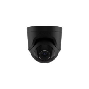 Camera supraveghere IP Dome Ajax TurretCam, 8 MP, 4 mm, IR 35 m, microfon, slot card, detectie obiecte prin AI, PoE, negru