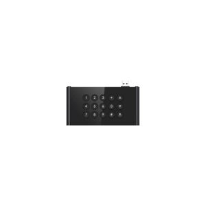 Videointerfon de exterior Hikvision DS-KDM9403-KP, aparent/incastrat, negru