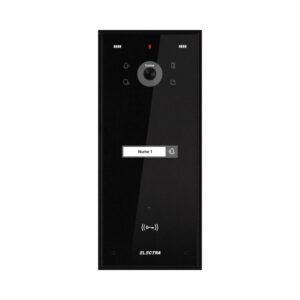 Videointerfon de exterior Electra VPH.01S03.ELBTL, 1 familie, aparent, negru