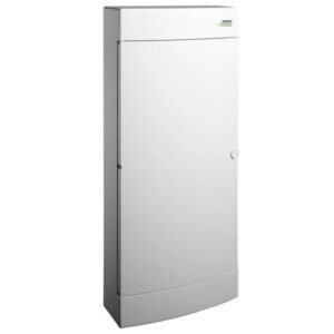 Cofret de distributie din plastic, Noark 101510 PNS 48W, montare aparenta, usa alba, IP40, 4 randuri, 4×12 module