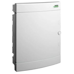 Cofret de distributie din plastic, Noark 101520 PNF 24W, montare incastrata, usa alba, IP40, 2 randuri, 2×12 modul