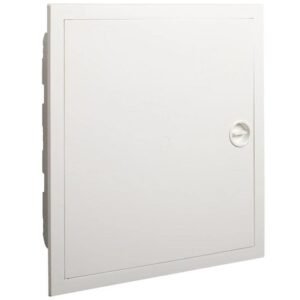 Cofret de distributie din plastic, Noark 101523 PXF 24W, montare incastrata, usa plata alba, IP40, 2 randuri, 2×12 module