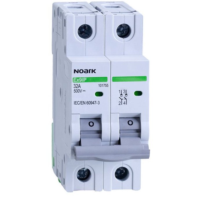 Separator de sarcina pentru fotovoltaice Ex9IP 2P 50A DC Noark 101756