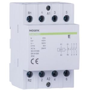 Contactor pe sina 63A 2NO+2NI 230V Noark 107326