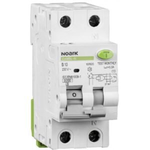 Intrerupator automat RCBO Ex9BL-N 1P+N 40A tip A 30mA curba B Noark 107642