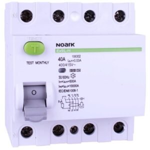 Intrerupator automat diferential RCCB Ex9L-H 4P 40A 30mA tip AC Noark 108176