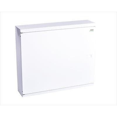 Tablou metalic de distributie plat, aparent, 2 randuri (24MU), 48MU, culoare alba,usa plina, Noark 109814