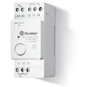 Releu pas cu pas, electronic, modular, alimentare 230…240VC.A., 1C, 16A, Finder 13.01.8.230.0000