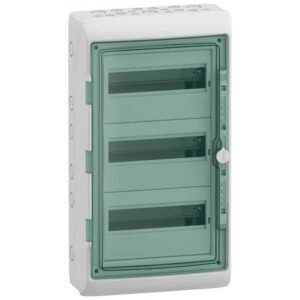 Tablou electric aparent Kaedra, Ip 65, 3 X 12 Module, Usa Transparenta, Schneider, 13985