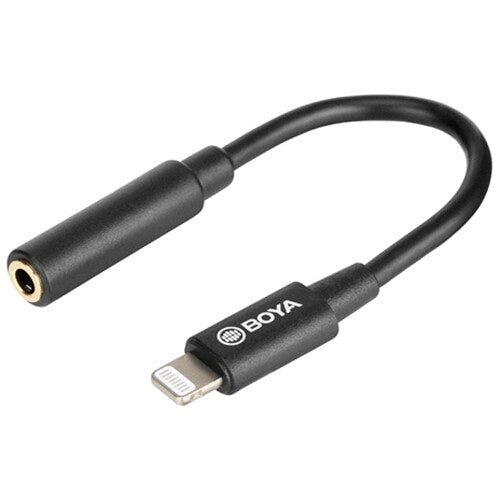 Boya BY-K3 adaptor mama 3.5mm TRRS la tata lightning – Default Title