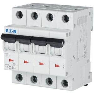 Siguranta automata 4P 32A 6kA curba C PL6-C32/4 Eaton 166526