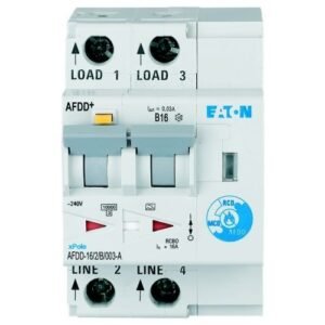 Dispozitiv de detectare a defectelor de arc electric AFDD+ Eaton 187204, 2P, curba B, 16A, 30mA, 10 kA, tip A
