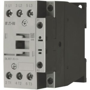 Contactor 3P 18A AC-3, 380V 400V 7.5 kW, 1 N/O, RDC 24: 24 – 27 VDC, DC DILM17-10-EA(RDC24) Eaton 189910