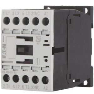 Contactor 3 poli AC3 9A, 380 V 400 V 4 kW, 1 NC, bobina pe 24 V DC DILM9-01-EA(24VDC) Eaton 190032