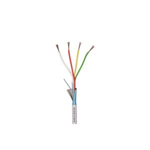 Cablu ecranat alarma Elan 4×0.22, cupru, 4 mm, 100 metri