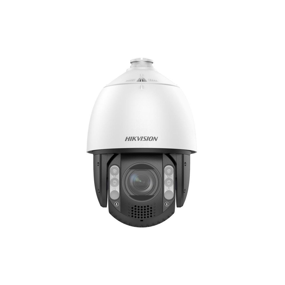 Camera supraveghere rotativa IP Speed Dome PTZ Hikvision ColorVu DS-2DE7A412MCG-EB, 4MP, 6.7 – 80.4 mm, IR 150 m, lumina alba 100 m, 12 x / 16 x, slot card, difuzor, auto tracking, Hi-PoE