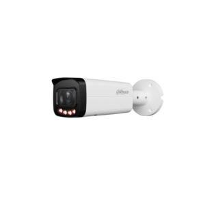 Camera supraveghere IP exterior cu iluminare duala IPC-HFW2249T-ZAS-IL-27135, 2 MP, 2.7 mm – 13.5 mm motorizata, IR/lumina calda 60 m, microfon, slot card, PoE, protectie perimetrala