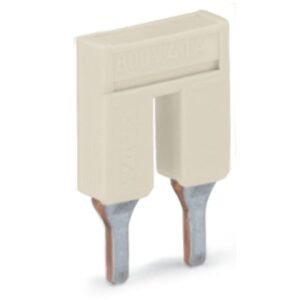 Jumper Wago 2006-402, doua cai, izolat, gri deschis, pentru cleme 2006
