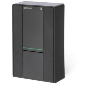 Statie de incarcare electrica EV, Scame WALLBOX BE 205.W119-D, curent alternativ, priza TIP 2S, 22 kW, aplicatie mobila