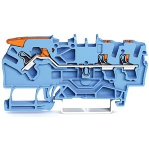 Clema sir Wago 2102-5304, 3 conexiuni, 2.5mm, albastru, TopJobs Clamp