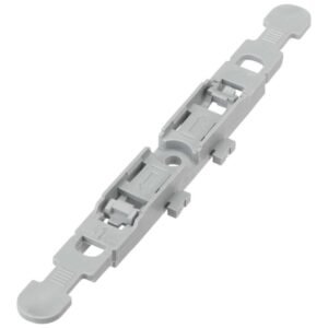 Set 5 bucati suporti pentru 1 clema prelungire cabluri Wago cu prindere pe sina Wago 221-2501