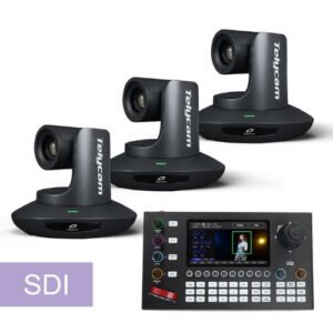 Telycam Drive Production Kit SDI, 3 camere PTZ Full HD și controller, negru – Default Title