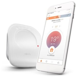Termostat inteligent Somfy Conectat – comunicare prin cablu