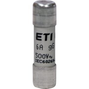 Fuzibil cilindric ETI 2651015, CH10x38 gG 6A/500V