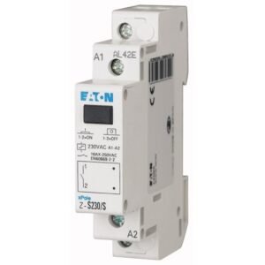 Releu pentru instalatii bistabil NO Ubobina 230VAC 16A IP20 Eaton 265262 Z-S230/S