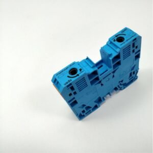 Clema Power Cage pe sina DIN conductor 6…..35 mm Wago 285-134, albastru