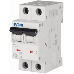 Siguranta automata 2P 20A Eaton PL6-C20/2 286568
